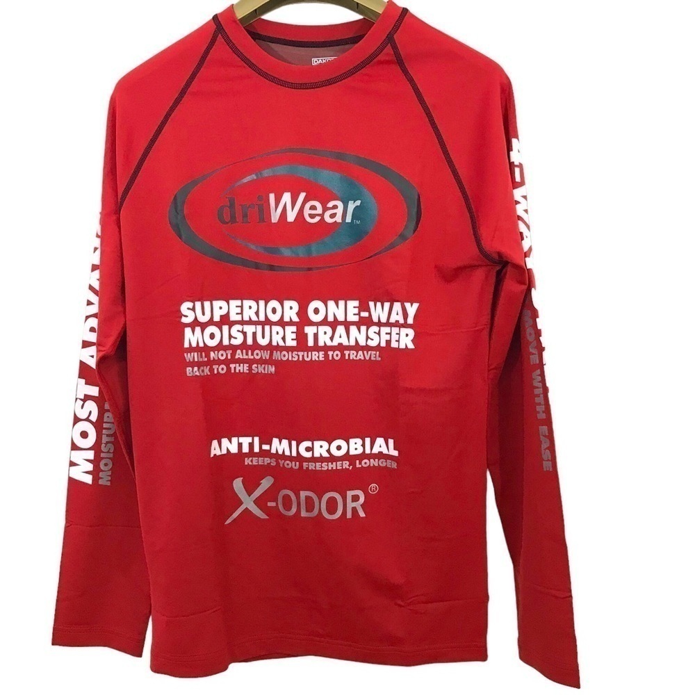 Dakota Graphic Base Layer Dri Wear Top Stretch Long Sleeves Athletic